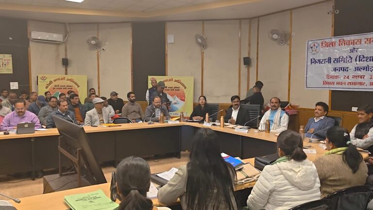 जिला विकास समन्वय एवं निगरानी समिति (दिशा) की बैठक