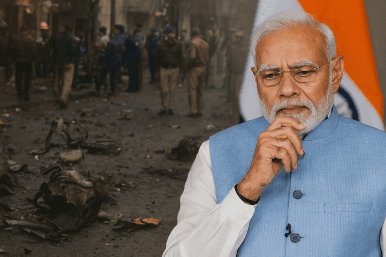 BREAKING-दिल्ली ब्लास्ट पर पीएम मोदी ने जताई गहरी संवेदना, घायलों के जल्द स्वस्थ होने की कामना