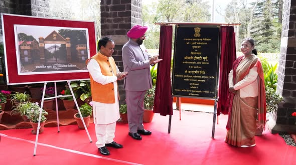 राष्ट्रपति द्रौपदी मुर्मु ने राजभवन नैनीताल के मुख्य द्वार का शिलान्यास किया, 125 वर्ष पूर्ण होने पर आयोजित कार्यक्रम