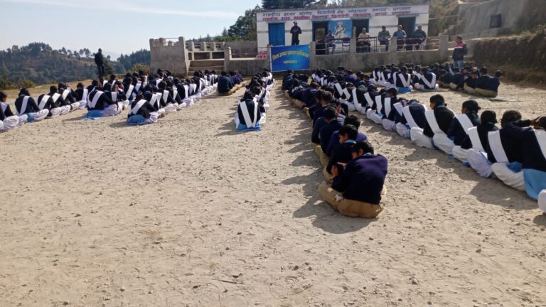 राजकीय इंटर कॉलेज किमतोली में आपदा प्रबंधन विषयों पर प्रशिक्षण कार्यक्रम का आयोजन