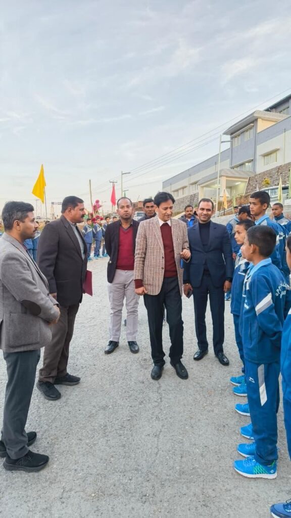 कुमाऊँ आयुक्त दीपक रावत द्वारा श्री हरि सिंह थापा स्पोर्ट्स कॉलेज, लेलू, पिथौरागढ़ का निरीक्षण