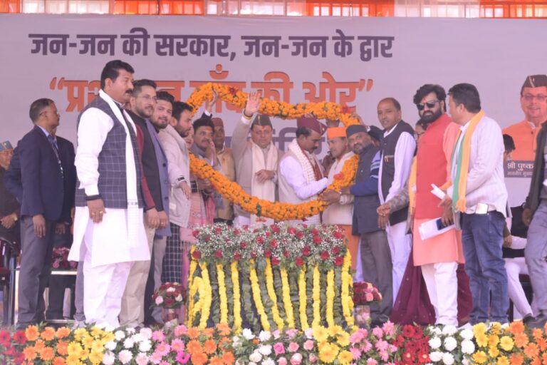 मुख्यमंत्री ने किया 77.25 करोड़ रुपये की 32 विकास योजनाओं का लोकार्पण एवं शिलान्यास