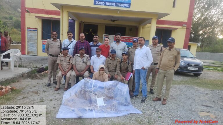 गुलदार की खाल के साथ युवक गिरफ्तार, संयुक्त टीम ने की कार्रवाई