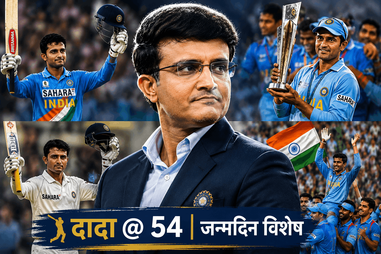 ‘दादा’ जिन्होंने बदली टीम इंडिया की सोच, भारतीय क्रिकेट के स्वर्णिम दौर की रखी नींव