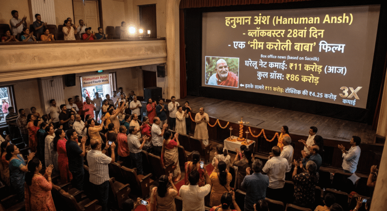 नीब करौरी बाबा पर आधारित 'हनुमान अंश' की ऐतिहासिक उड़ान: 28वें दिन 42% का उछाल, अब विदेशों में रिलीज की तैयारी