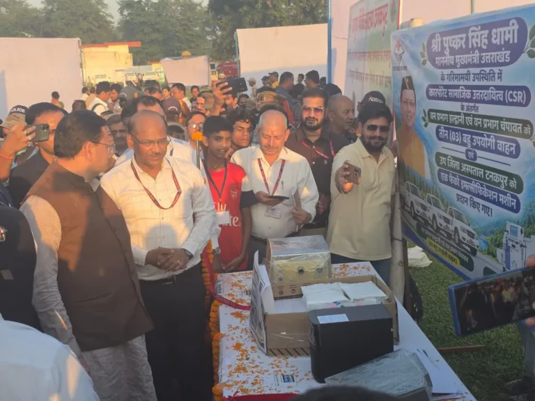 एनएचपीसी ने स्वास्थ्य और पर्यावरण के लिए बढ़ाई मदद, मुख्यमंत्री ने वाहनों को दिखाई हरी झंडी