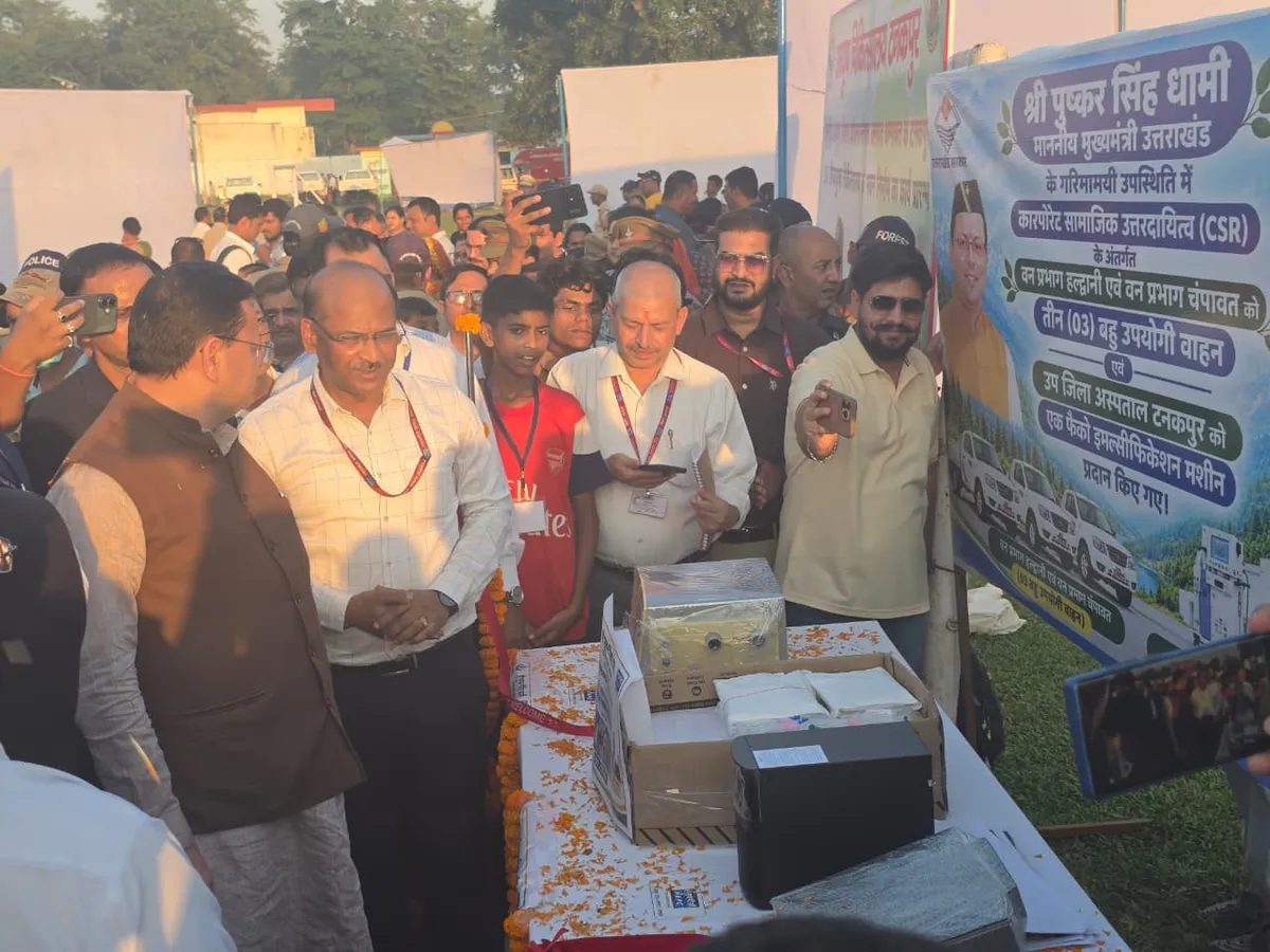 एनएचपीसी ने स्वास्थ्य और पर्यावरण के लिए बढ़ाई मदद, मुख्यमंत्री ने वाहनों को दिखाई हरी झंडी