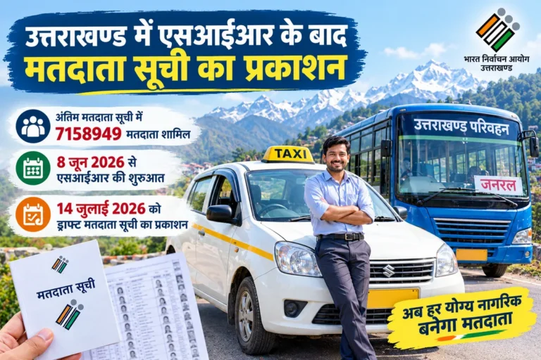 उत्तराखंड में मतदाता सूची का अंतिम प्रकाशन, 71.58 लाख से अधिक मतदाता शामिल